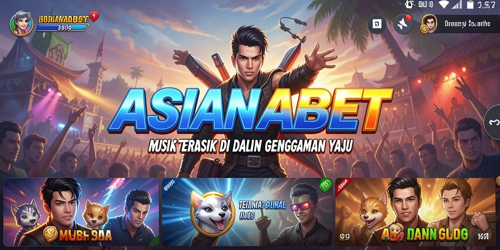 Tampilan gameplay ASIANABET yang menghadirkan musik berkualitas.