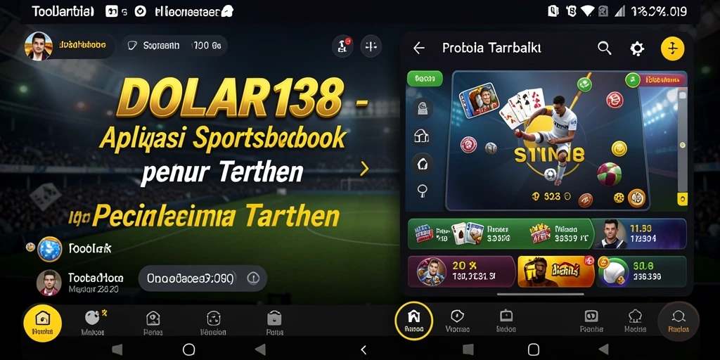 Tampilan menarik dari gameplay aplikasi Sportsbook DOLAR138.