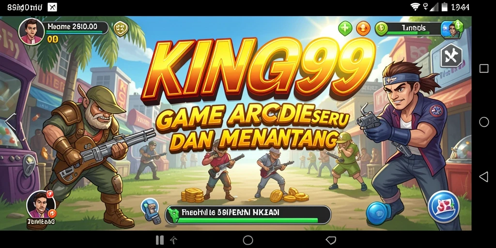 Tampilan gameplay seru dari KING999 yang penuh tantangan.