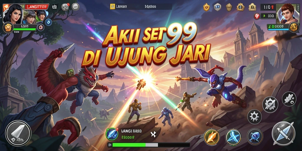 Tangkapan layar LANGIT99 menampilkan aksi mendebarkan dalam gameplay.