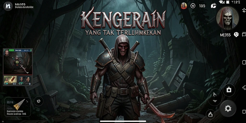Gameplay menakutkan dan mendebarkan dari ME355 saat menjelajahi kegelapan.