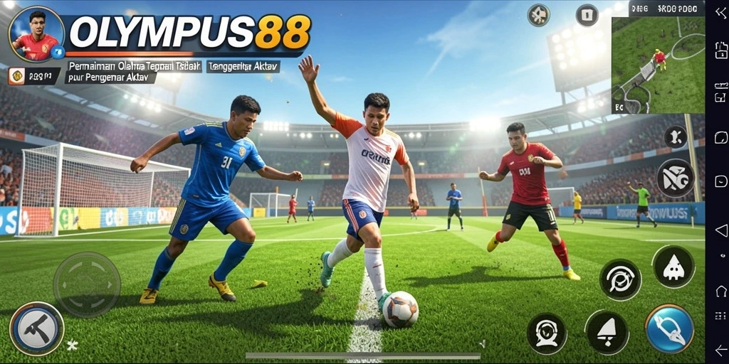 Tampilan gameplay OLYMPUS88 dengan serunya pertandingan olahraga.