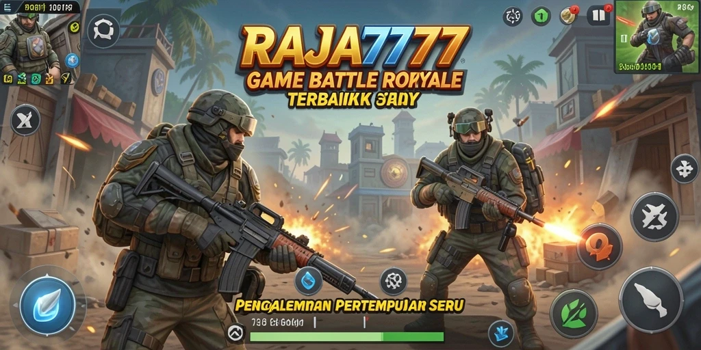 Gameplay seru di RAJA777 dengan pertempuran yang intens.