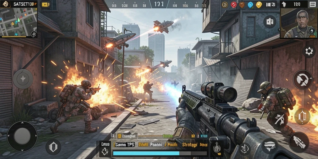 Tampilan gameplay SATSET138 yang intens dan mendebarkan.